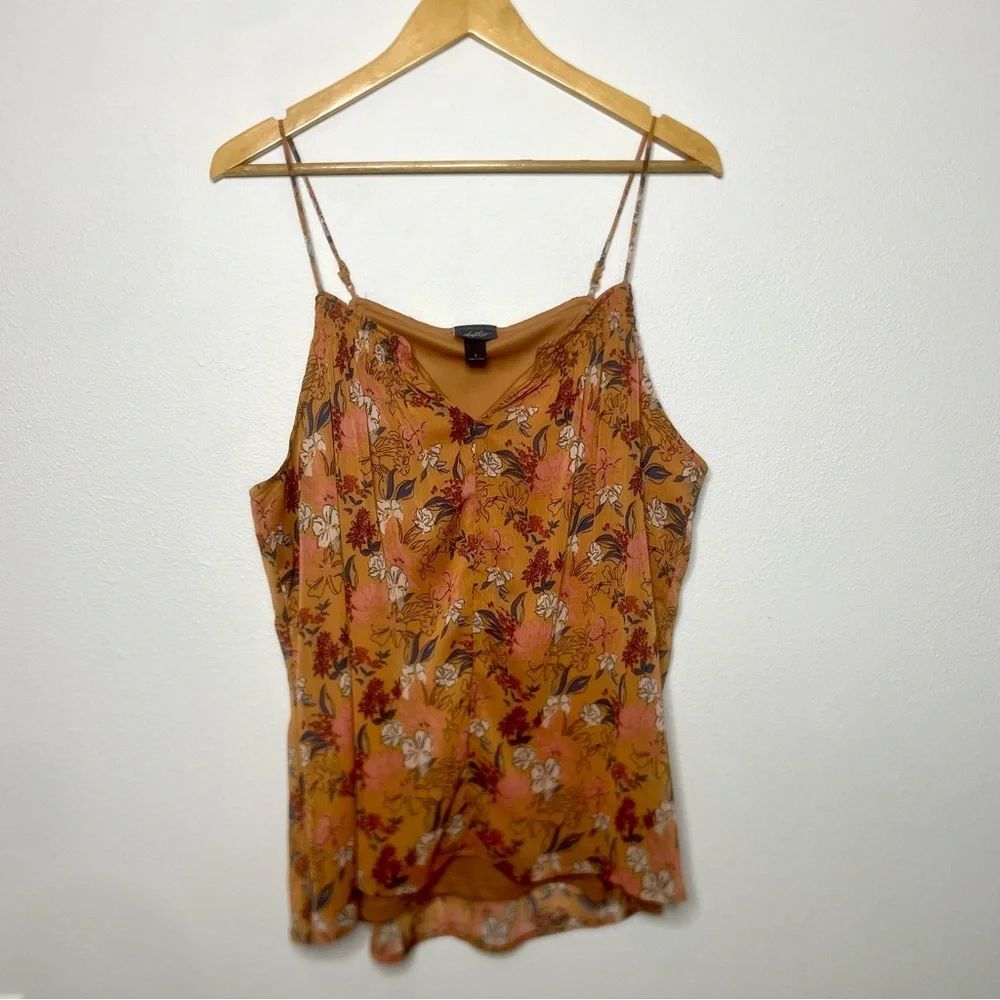 Daytrip Autumn Rust Floral Sundress L